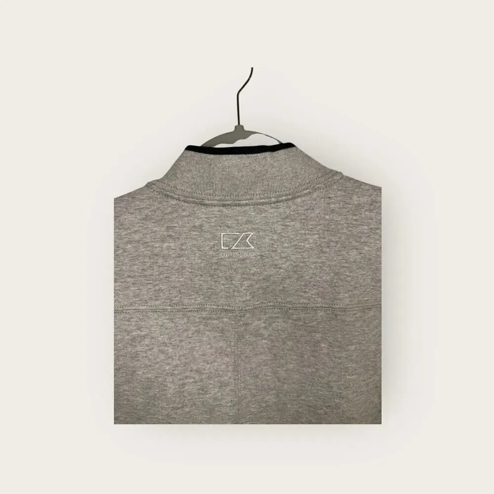 Cutter&Buck Men’s Full Zip Gray Sweatshirt Size XL‎
